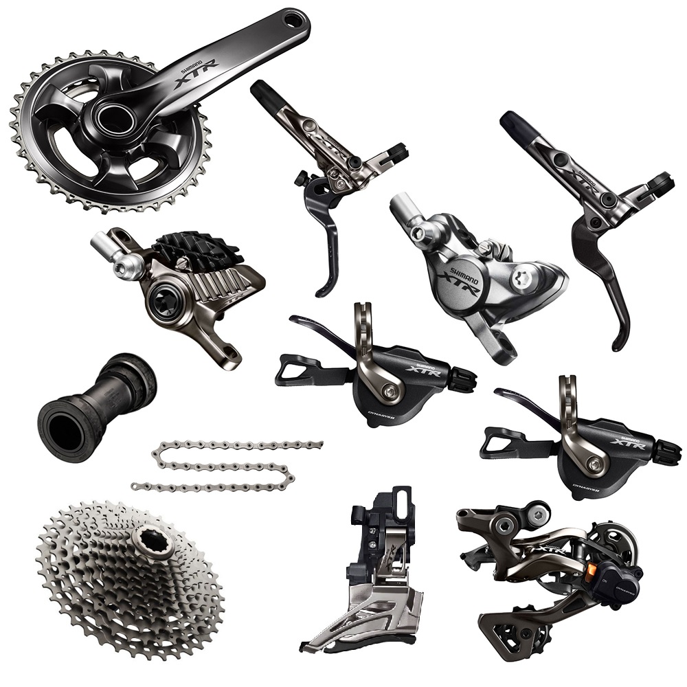Shimano Groupset Sepeda XTR 9020 2x11 Speed