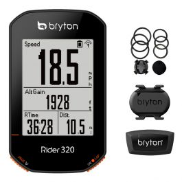 Bryton Cyclo Computer Sepeda Rider 320 with Heart Rate Cadence
