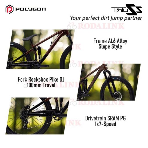 Jual Sepeda Gunung Polygon Trid ZZ 2020 RODALINK INDONESIA