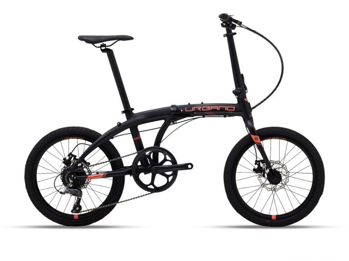 Polygon Urbano Black Folding Bike