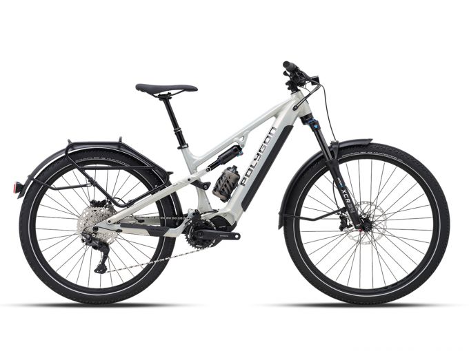 Polygon Sepeda Elektrik Siskiu HE White with Shimano