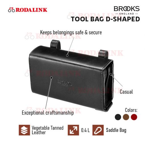 Jual Brooks Tool Bag Sepeda D-Shaped Online | RODALINK