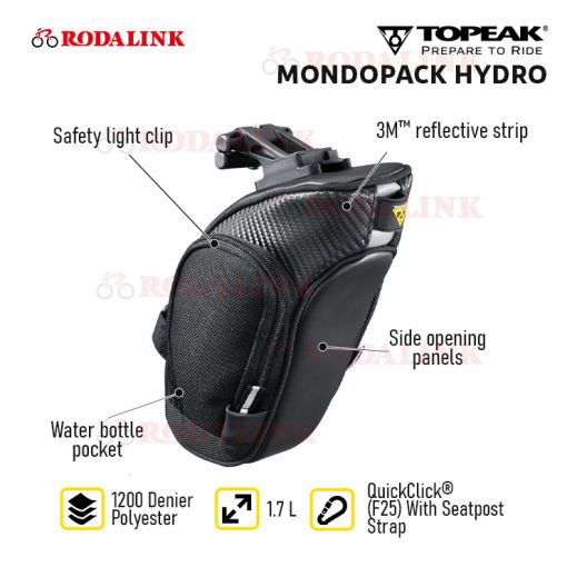 Sell Topeak Mondopack Hydro Saddle Bag Rodalink