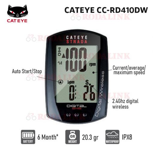 Buy Cateye Strada Digital Wireless Bike Computer Online