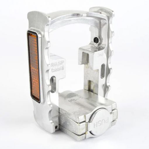 Mks Foldable Bike Pedals Folding Pedals MKS FD-7 Silver