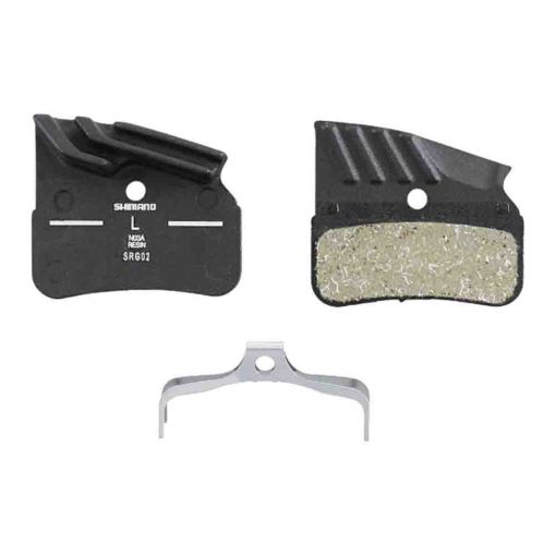 Shimano Disc Brake Pads Sepeda N03A Y1XD98010 Resin with Cooling Fins  Spring