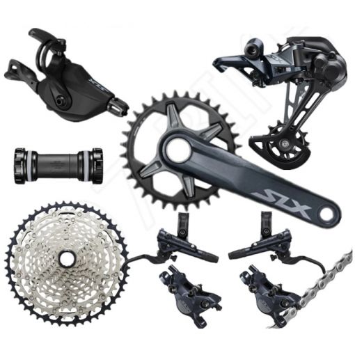 Shimano Groupset Sepeda SLX M7100 12 Speed Piston