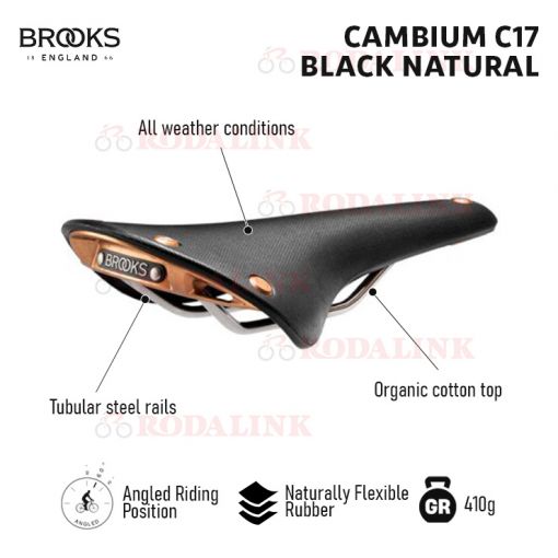 BROOKS カンビウム C17 スペシャル BLACK COPPER サドル brooks-brooks-cambium-c17-