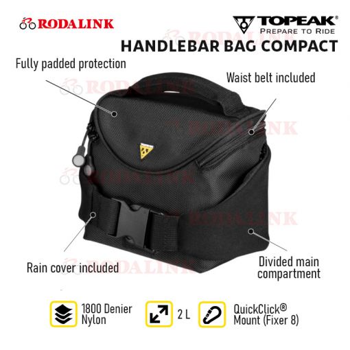 Sell Topeak Compact TT3020B2 Handlebar Bag Rodalink