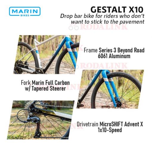 Buy Marin Gestalt X10 2021 Gravel Bike RODALINK MALAYSIA