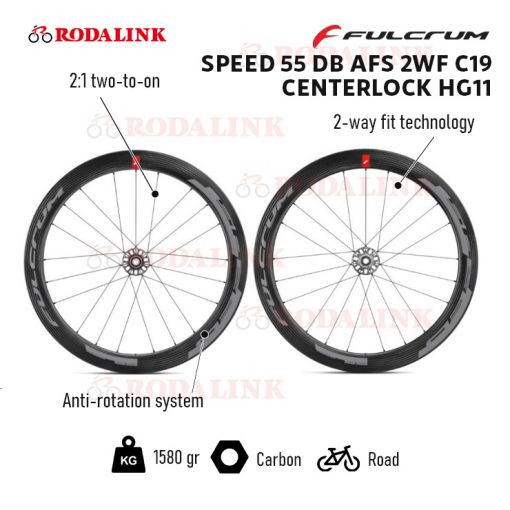パーツ FULCRUM SPEED55 FULCRUM SPEED 55 CMPTZN DB 2-WAY FIT DISC BRAKEフルクラム