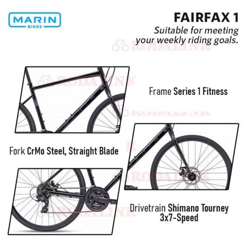 Jual Sepeda Kota Marin Fairfax 2022 RODALINK INDONESIA