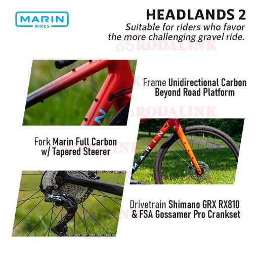 Buy Marin Headlands 2022 Gravel Bike RODALINK MALAYSIA