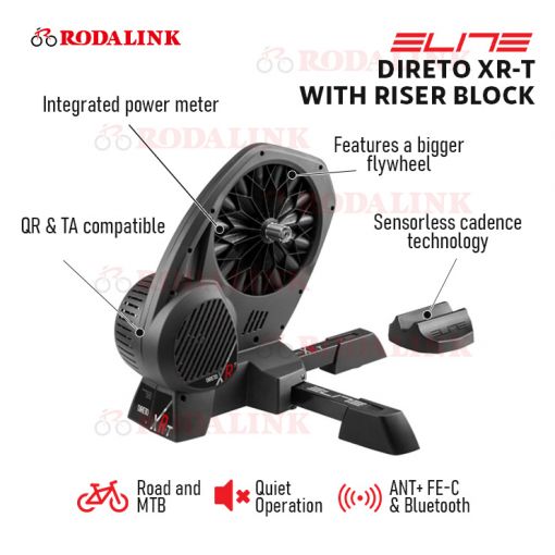 Jual Elite Trainer Sepeda Direto XR-T with Riser Block