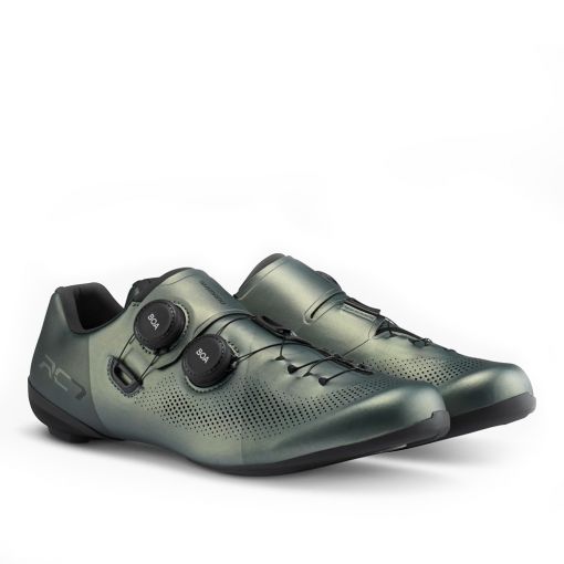 ウェア SHIMANO SH-RC703 42 wide Shimano SH-RC703 Road Shoes Men - Wide - Sage Green | BIKE24