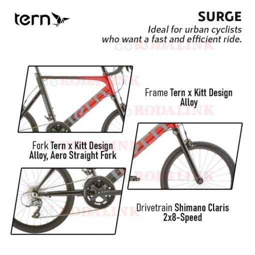 Buy Tern Surge 2024 City Bike | RODALINK MALAYSIA