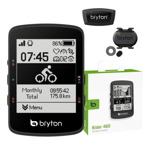 Jual Bryton Cyclo Computer Sepeda Rider 460D with Heart Rate