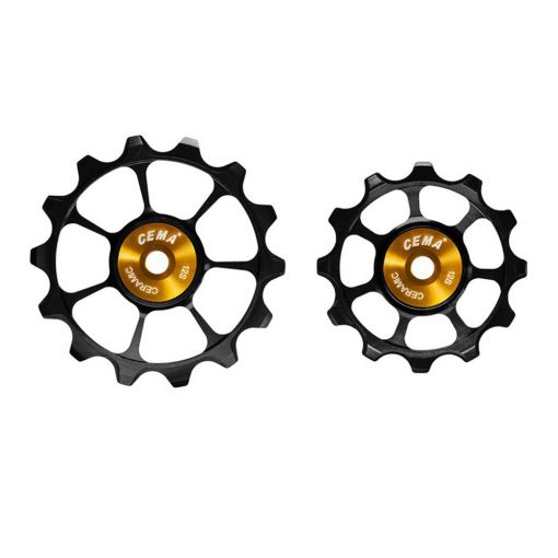 Cema Pulley Set Aluminium Ceramic Bearing 12x14T for Shimano Ultegra/105 12  Speed