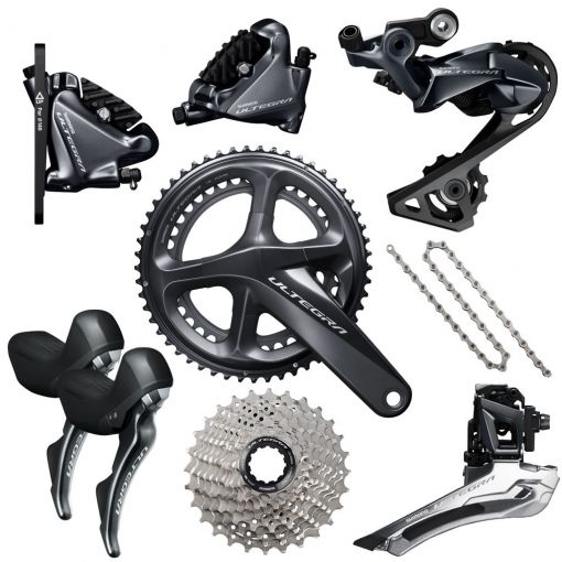 Shimano Groupset Sepeda Ultegra R8020 2x11 Speed Disc Brake