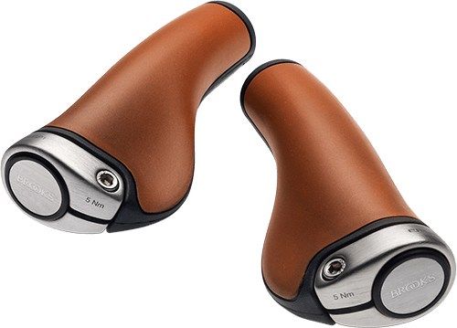 パーツ Brooks Ergon GP1 Leather Grip Brooks Ergon GP1 Ergonomic Leather Grips | 808 Cycles