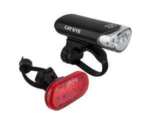 Cateye Lampu Set Sepeda EL135 & LD135