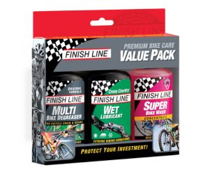 Finish Line Pelumas Sepeda Cleaning & Wet Lubricant Kit