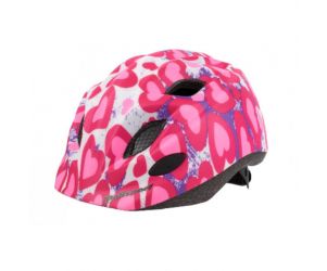 Polisport Glitter Hearts Kids Bike Helmet with Bottle