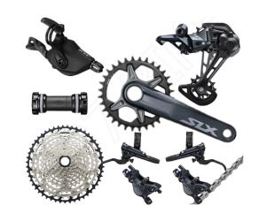 Shimano Groupset Sepeda SLX M7100 12 Speed 4 Piston