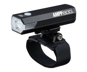 Cateye Lampu Depan Sepeda AMPP800 EL088RC with Helmet Mount