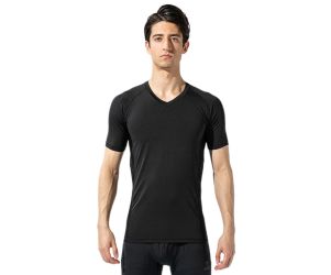 Body Toughness Kaos Olahraga Compression V-Neck SS