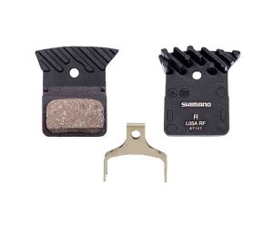 Shimano Disc Brake Pads Sepeda L05S-RF EBPL05ARFA Resin with Cooling Fins