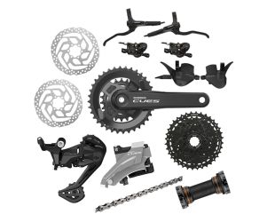 Shimano Groupset Sepeda Cues U4010 2x9 Speed Disc Brake