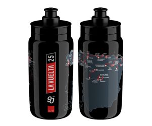 Elite Botol Minum Sepeda Fly La Vuelta Black Map 550 ml