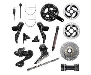 Shimano Groupset Sepeda Dura-Ace Di2 R9270 2x12 Speed Disc Brake