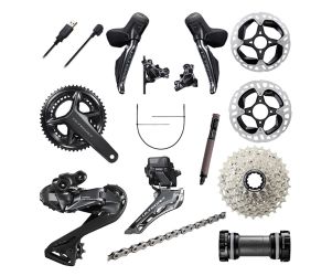 Shimano Groupset Sepeda Ultegra Di2 R8170 2x12 Speed Disc Brake