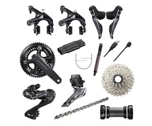 Shimano Groupset Sepeda Ultegra Di2 R8150 2x12 Speed