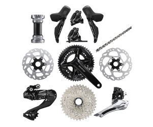 Shimano Groupset Sepeda 105 R7120 2x12 Speed Disc Brake