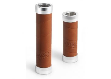 Brooks Slender Leather 130/100 mm Handle Grip