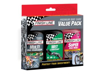 Finish Line Pelumas Sepeda Cleaning & Wet Lubricant Kit