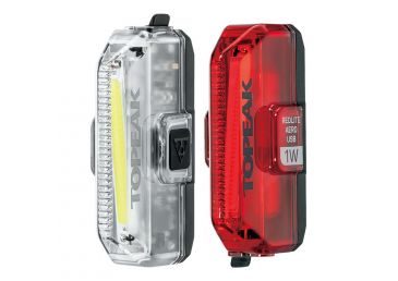 Topeak Aero USB 1W Combo Light Set