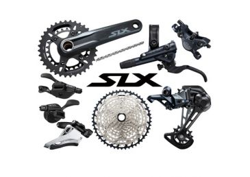 Shimano Groupset Sepeda SLX M7100 2x12 Speed 2 Piston