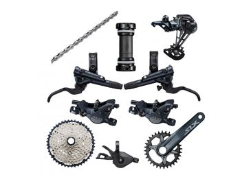Shimano Groupset Sepeda SLX M7120 1x12 Speed 2 Piston