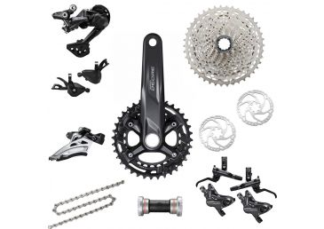 Shimano Groupset Sepeda Deore M5100 2x11 Speed