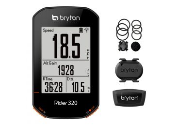 Bryton Rider 320 Cyclo Bike Computer with Heart Rate & Cadence