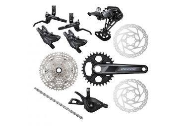 Shimano Groupset Sepeda Deore M6120 1x12 Speed 2 Piston