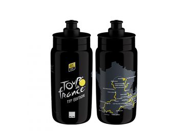 Elite Fly Tour De France Black Map 550 ml Bottle 2024
