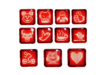 Cycliste Lampu Belakang Sepeda USB CE-100BS Emoji Brake Sensor