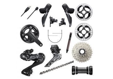 Shimano Groupset Sepeda Ultegra Di2 R8170 2x12 Speed Disc Brake