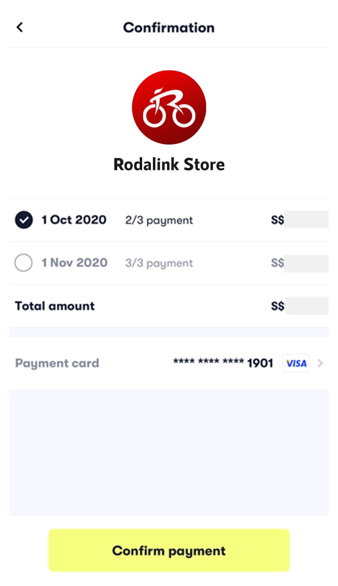 You may also pay in advance by clicking "Pay now" You may also pay in advance by clicking "Pay now"
