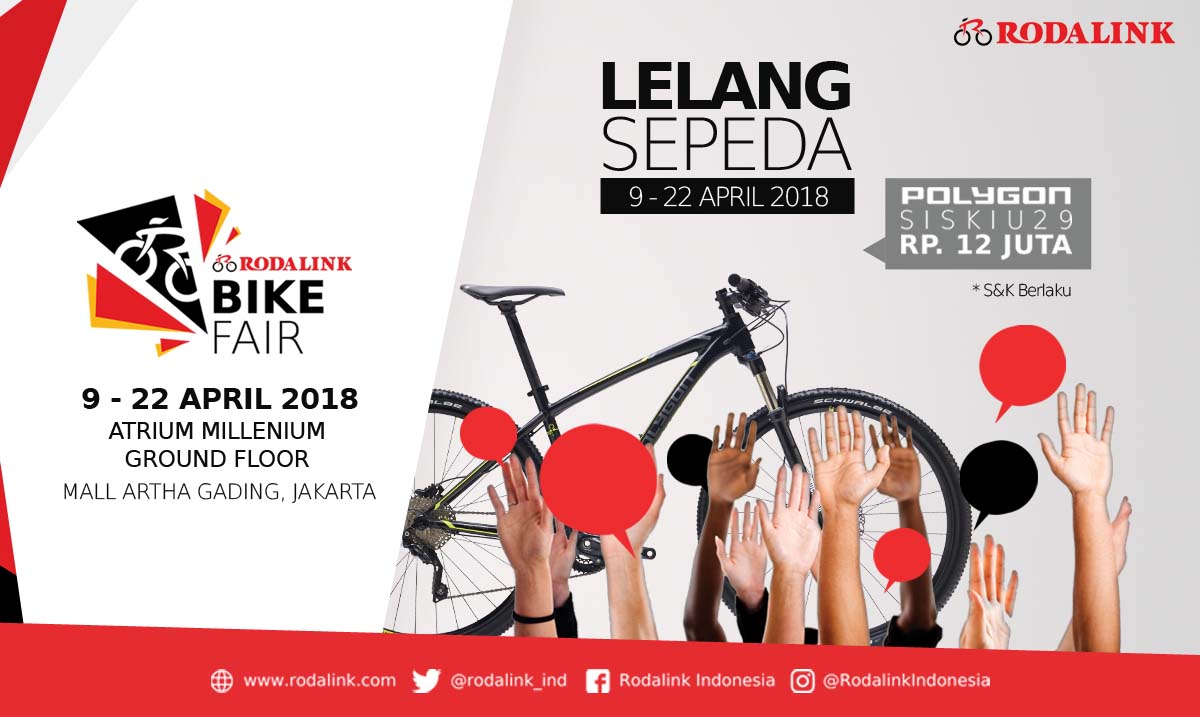 Rodalink Bike Fair - Lelang Sepeda Rodalink Bike Fair - Lelang Sepeda